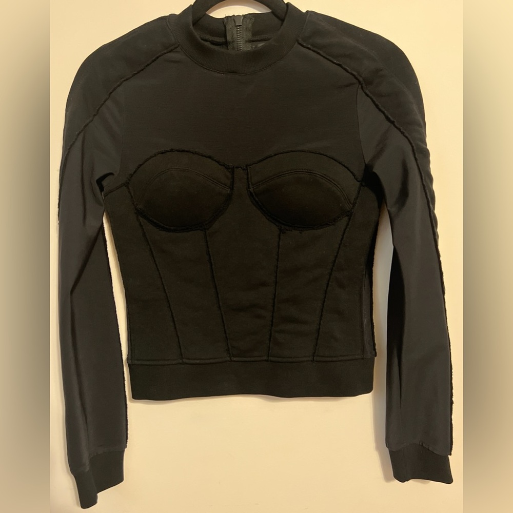 RtA Elegant Black Corset Top